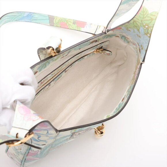 Gucci Jackie 1961 Leather Shoulder bag Multicolor 636709 - Picture 6 of 9